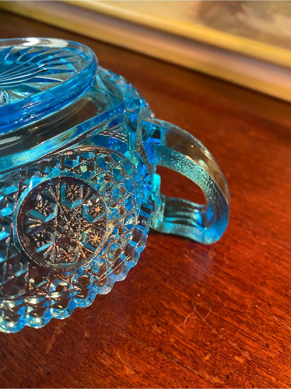 Vintage Kemple or L.E. Smith. “Nippy” Glass Bowl - Picture 9 of 10